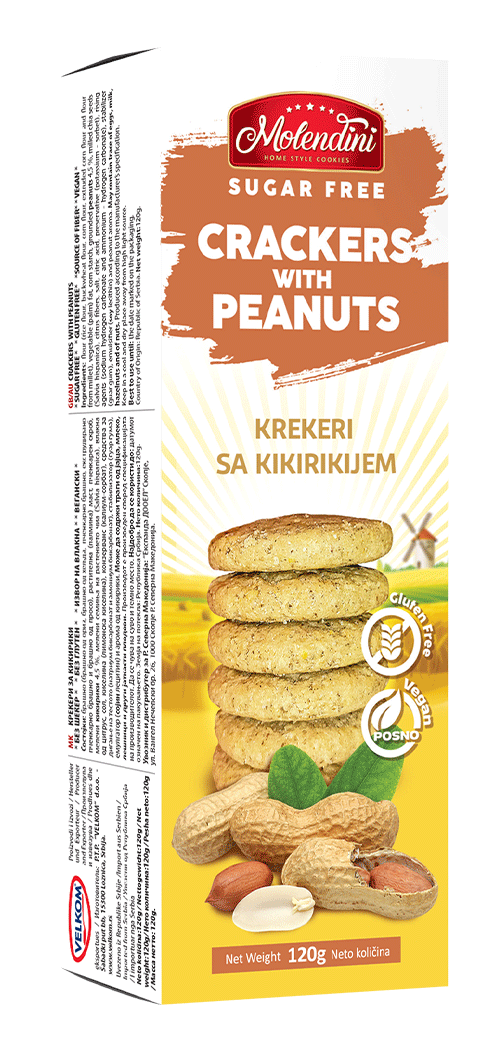 Velkom proizvodi | Kreker sa kikirikijem